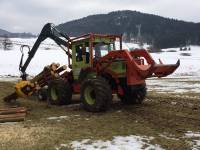 R&uuml;ckeschlepper mit Klemmbank